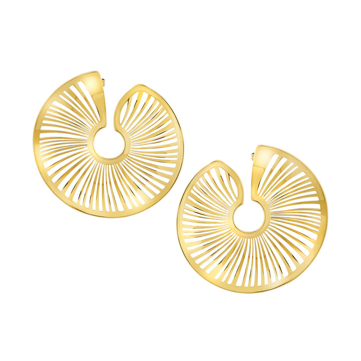 Breil B Whisper earrings in steel with IP gold finish TJ4083