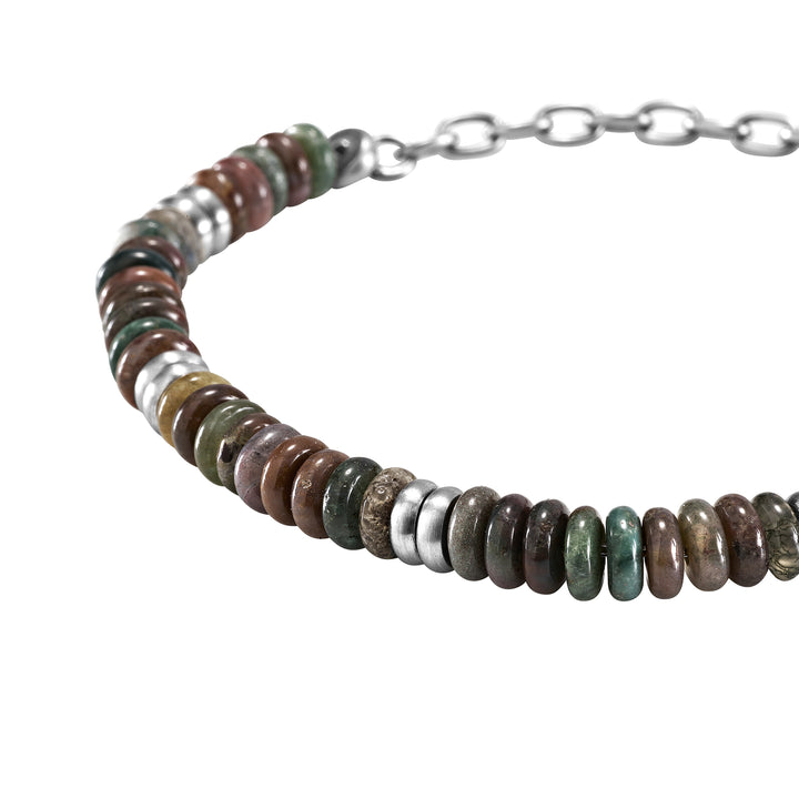 Breil Rock Hard steel agate bracelet TJ4122