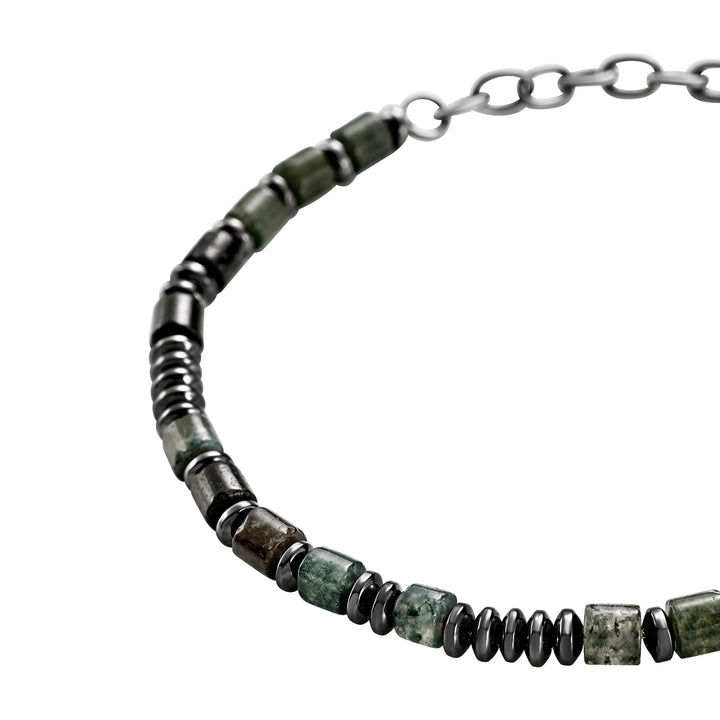 Breil Rock Hard steel agate bracelet TJ4131