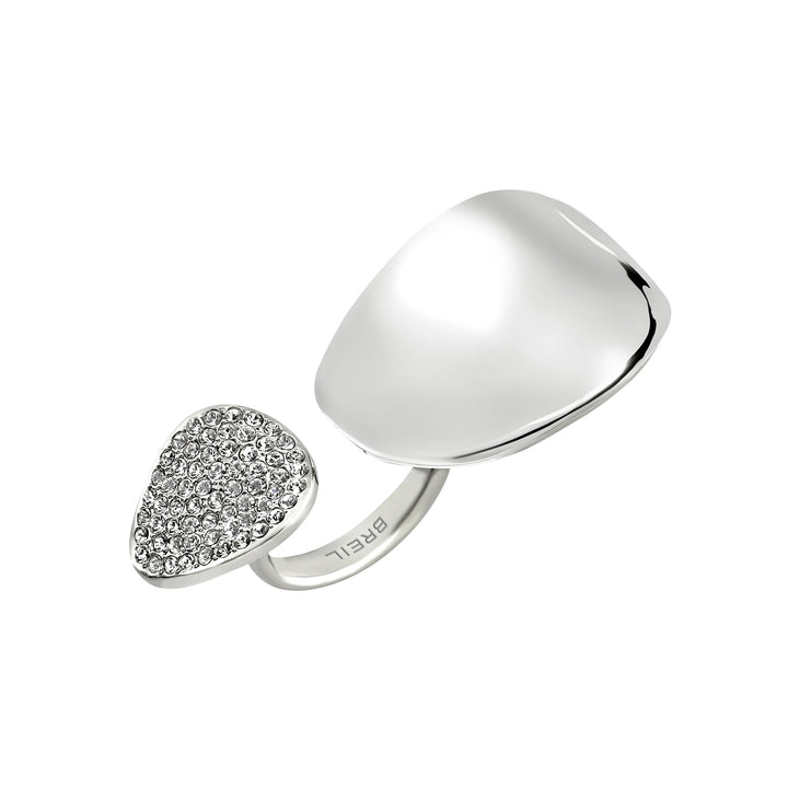 Breil ring B Whisper Glow steel cubic zirconia TJ4204