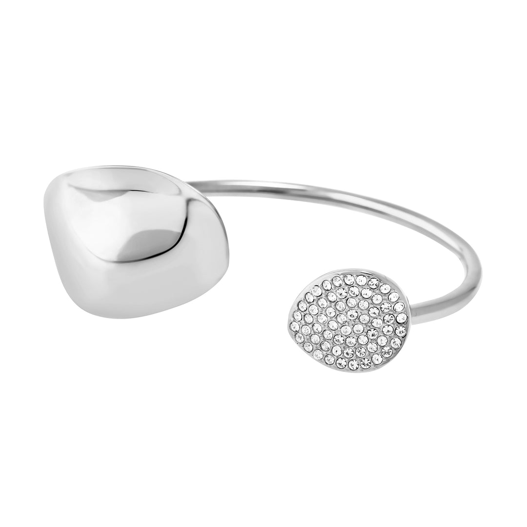 Breil rigid bracelet B Whisper Glow steel cubic zirconia TJ4224