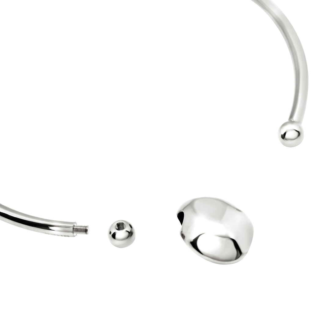 Breil rigid Petra steel choker necklace TJ4241