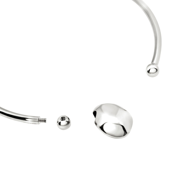 Breil rigid Petra steel choker necklace TJ4241