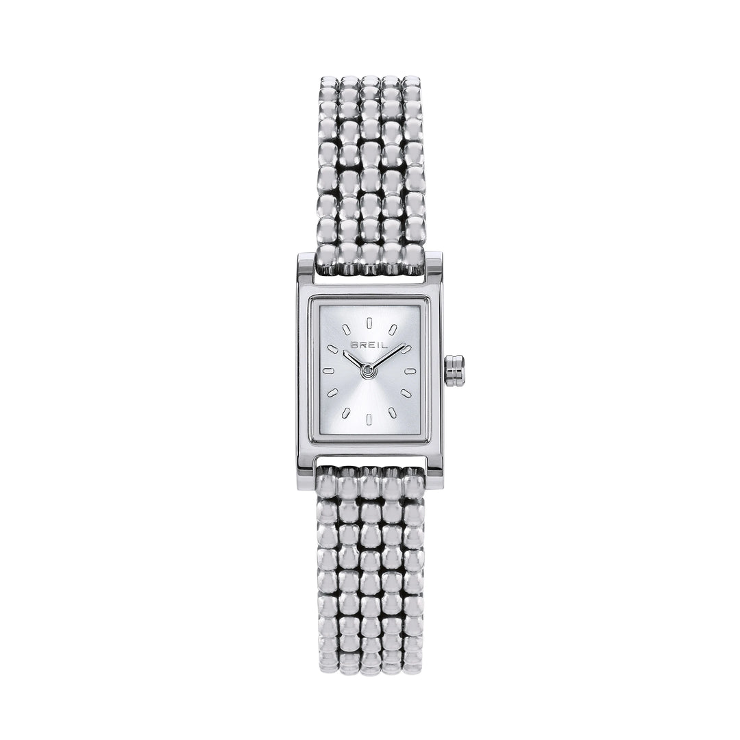 Breil clock demure 16x25mm silver quartz steel Tw2103