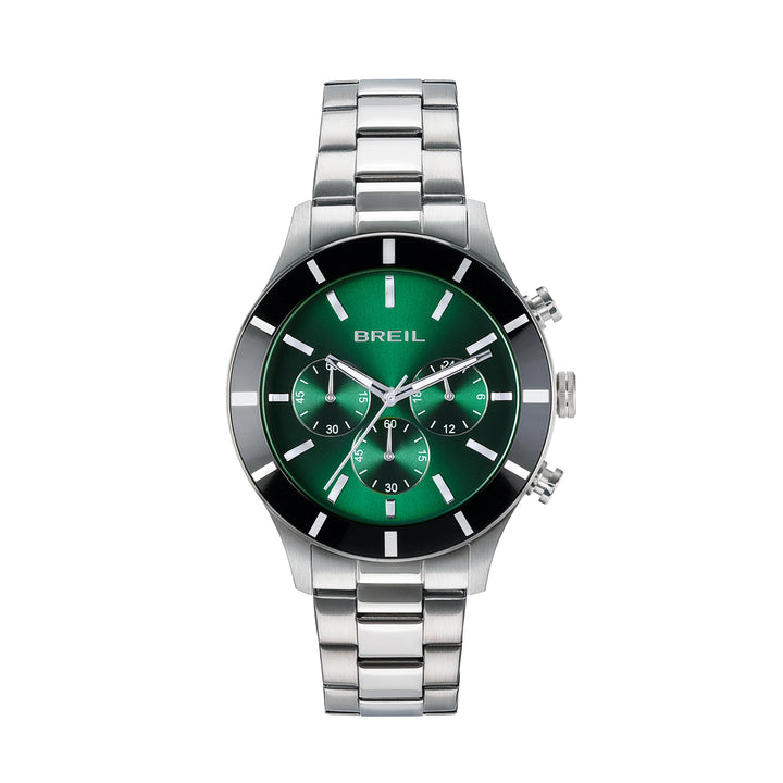 Breil watch Remixer Chrono 42mm green quartz steel TW2115