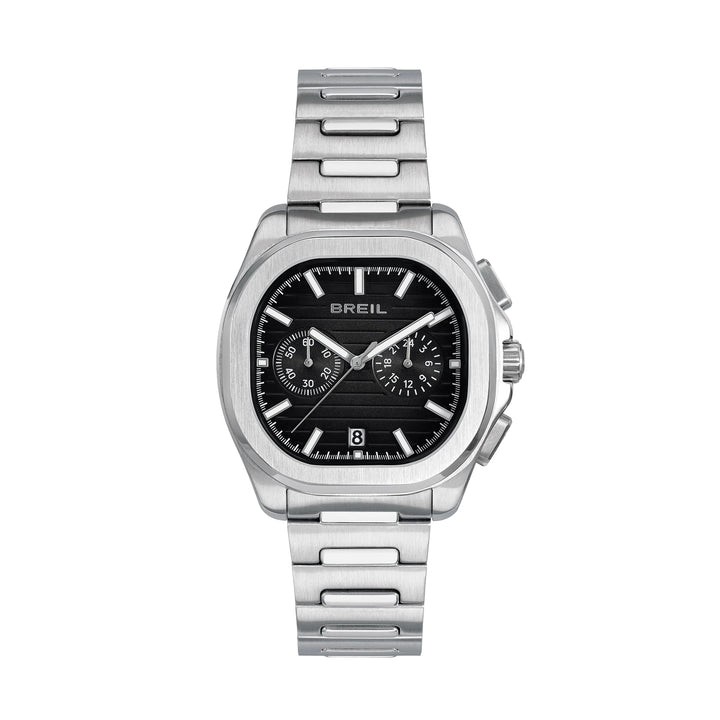 Breil watch Retrofuture chrono 40mm black quartz steel TW2129