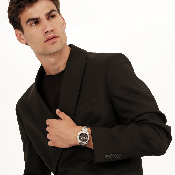 Breil watch Retrofuture chrono 40mm black quartz steel TW2129