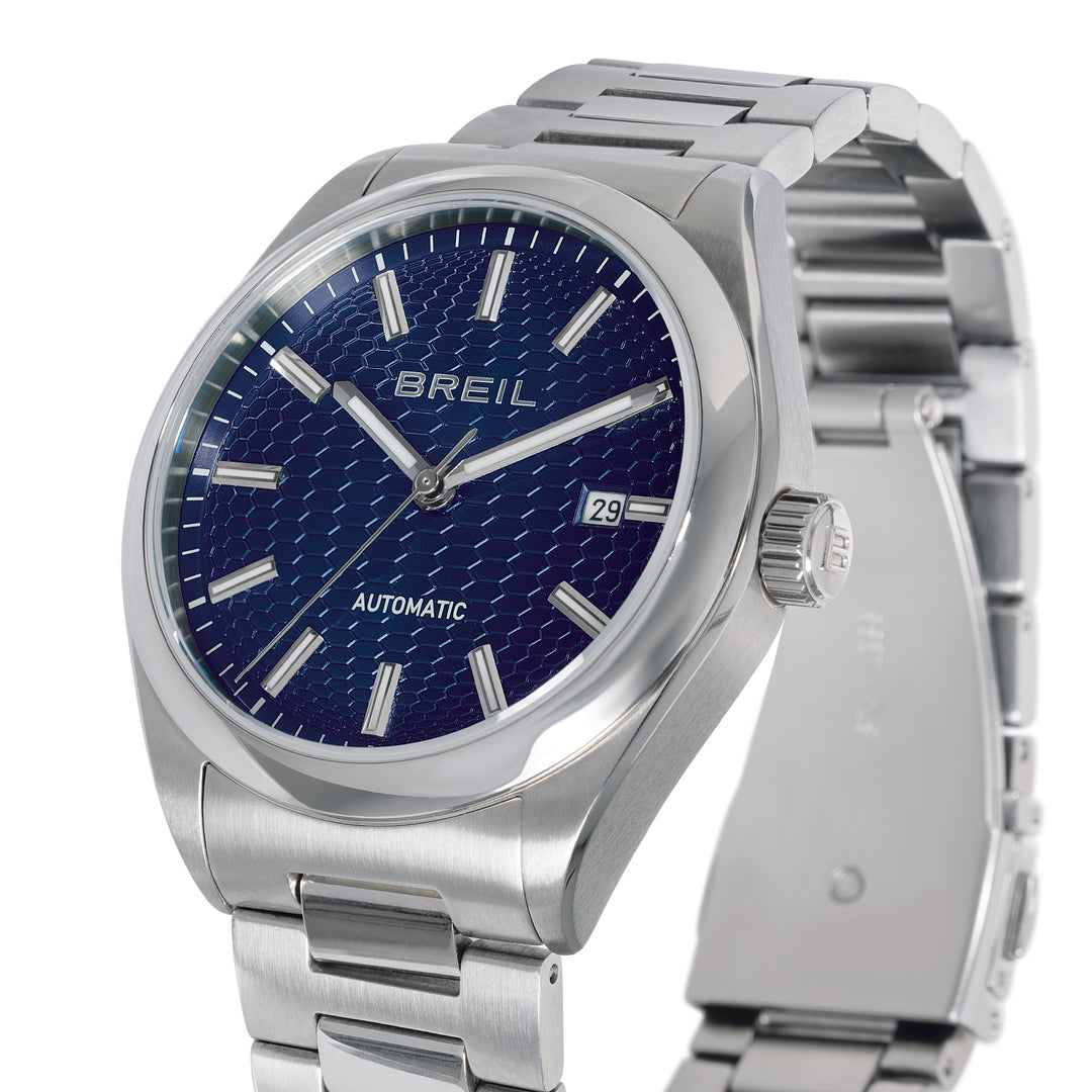 Breil Sphera 40mm blue automatic steel watch TW2131