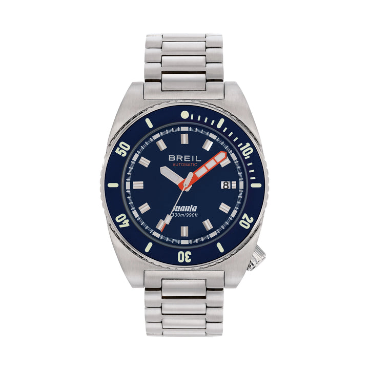 Breil watch Manta Seeker 42mm blue automatic steel TW2180