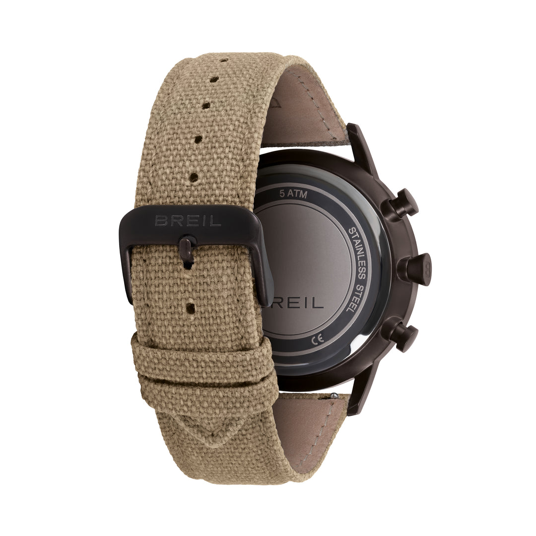 Breil watch Six.3.Nine Chrono 44 brown quartz steel IP chocolate TW2193