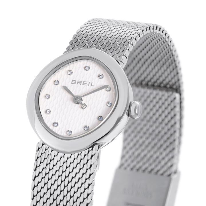 Breil Primp watch 25mm white quartz steel TW2201