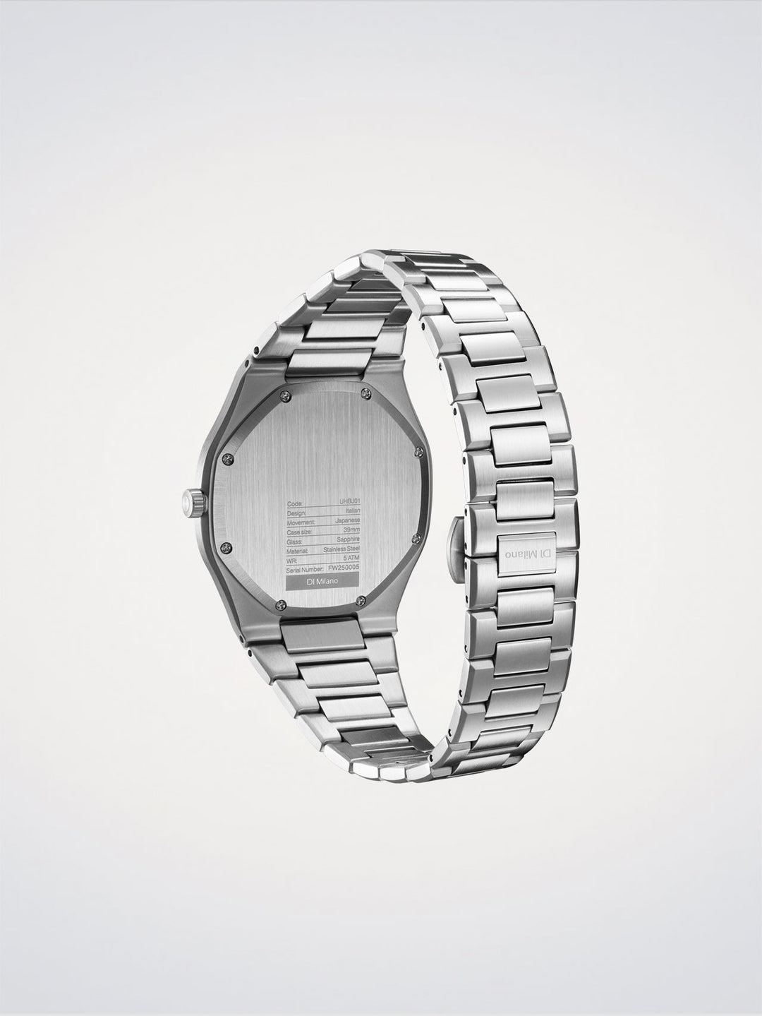 D1 Milano Groovy Black Ultra Thin 39 mm D1-UHBJ01