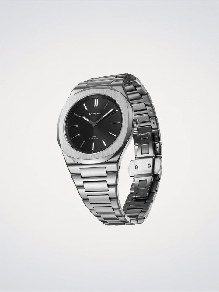D1 Milano Groovy Black Ultra Thin 39 mm D1-UHBJ01