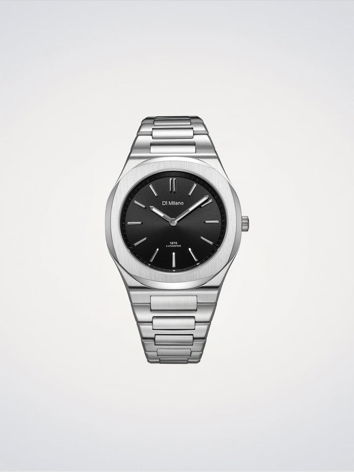 D1 Milano Groovy Black Ultra Thin 39 mm D1-UHBJ01