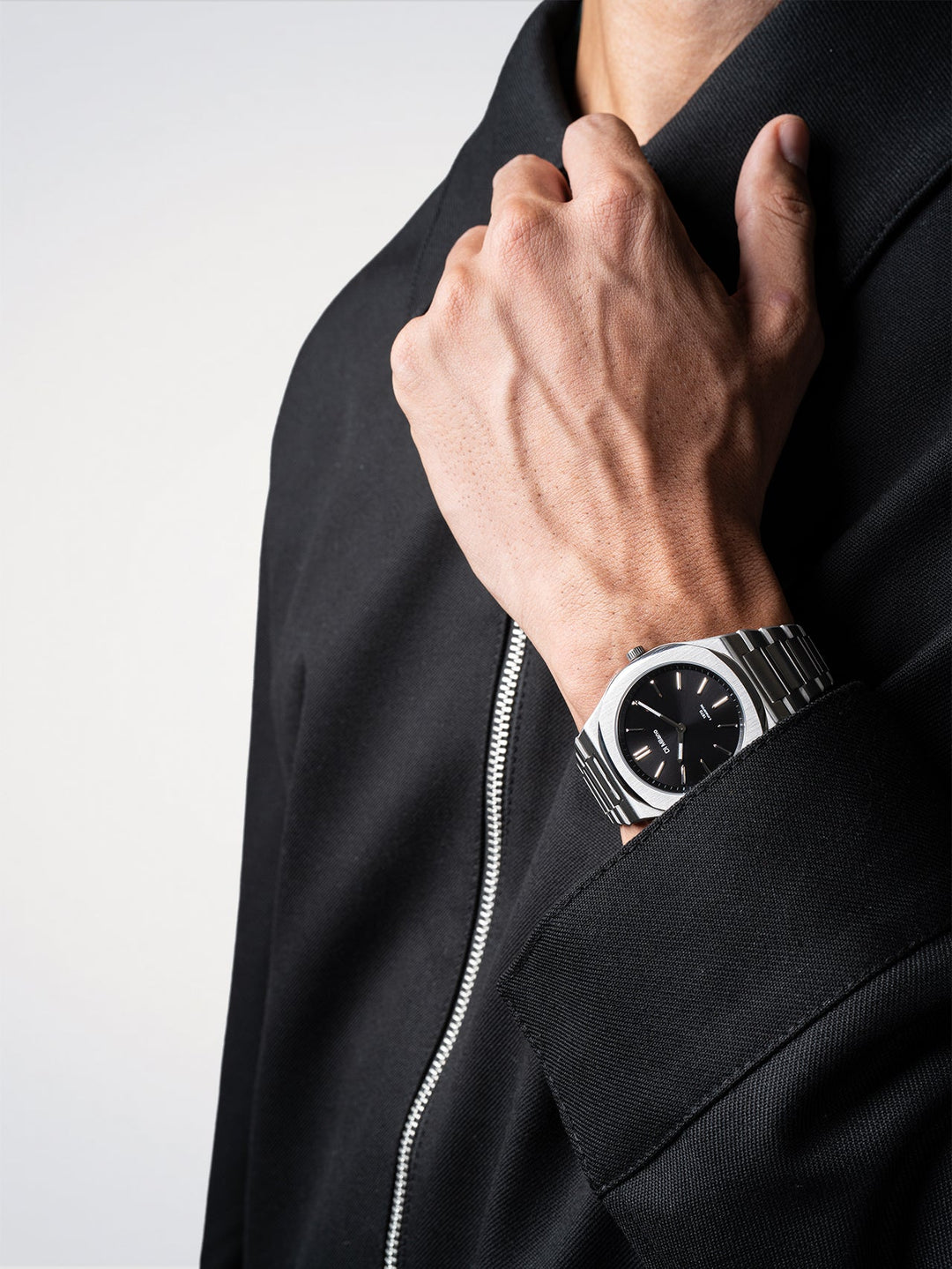 D1 Milano Groovy Black Ultra Thin 39 mm D1-UHBJ01