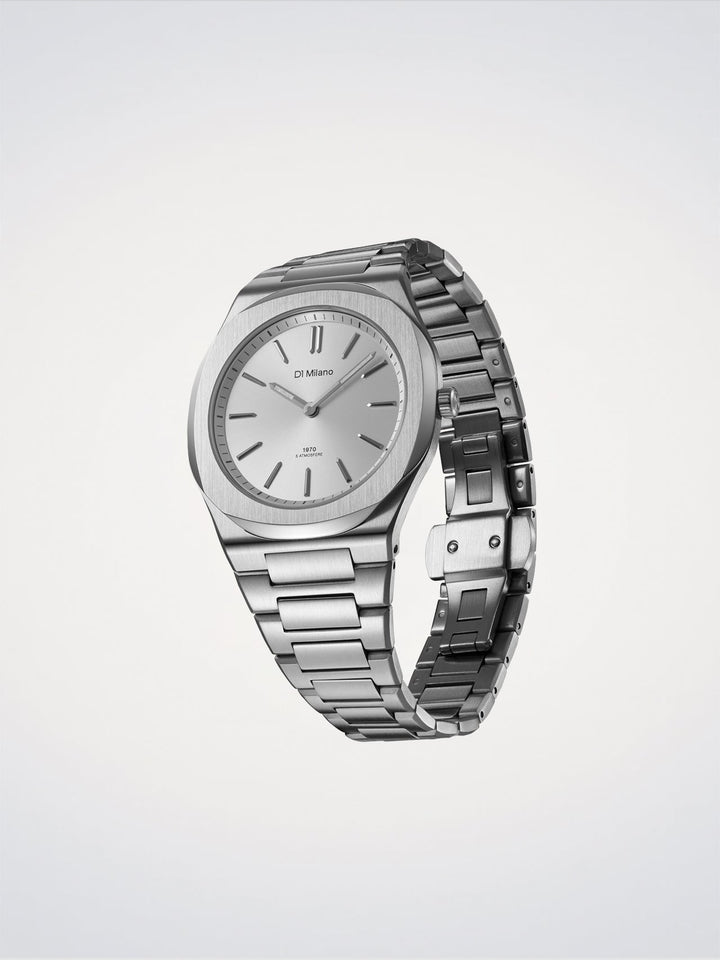 D1 Milano Groovy Silver Ultra Thin 39 mm D1-UHBJ02