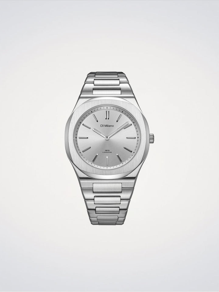 D1 Milano Groovy Silver Ultra Thin 39 mm D1-UHBJ02