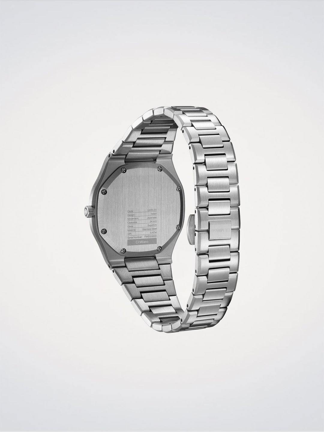 D1 Milano Silver Mellow Ultra Thin 34 mm D1-UHBL01