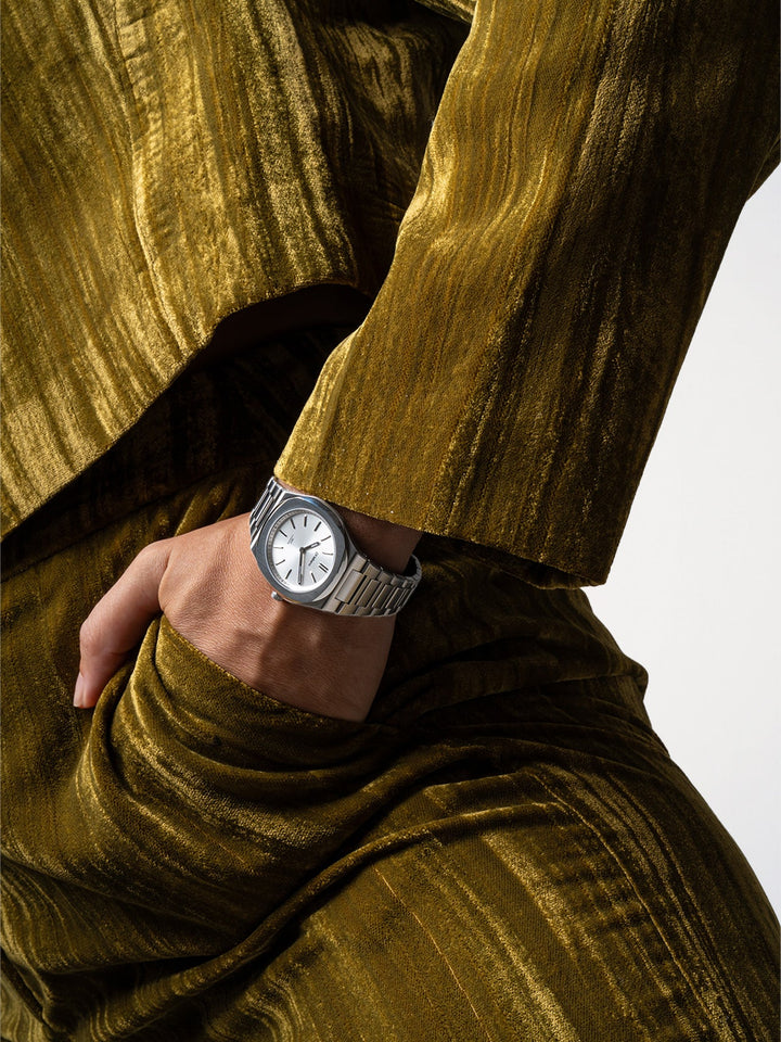 D1 Milano Silver Mellow Ultra Thin 34 mm D1-UHBL01