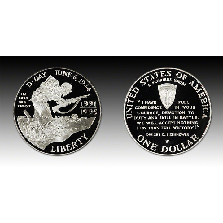 United States 50th Anniversary World War II Silver Coin Set