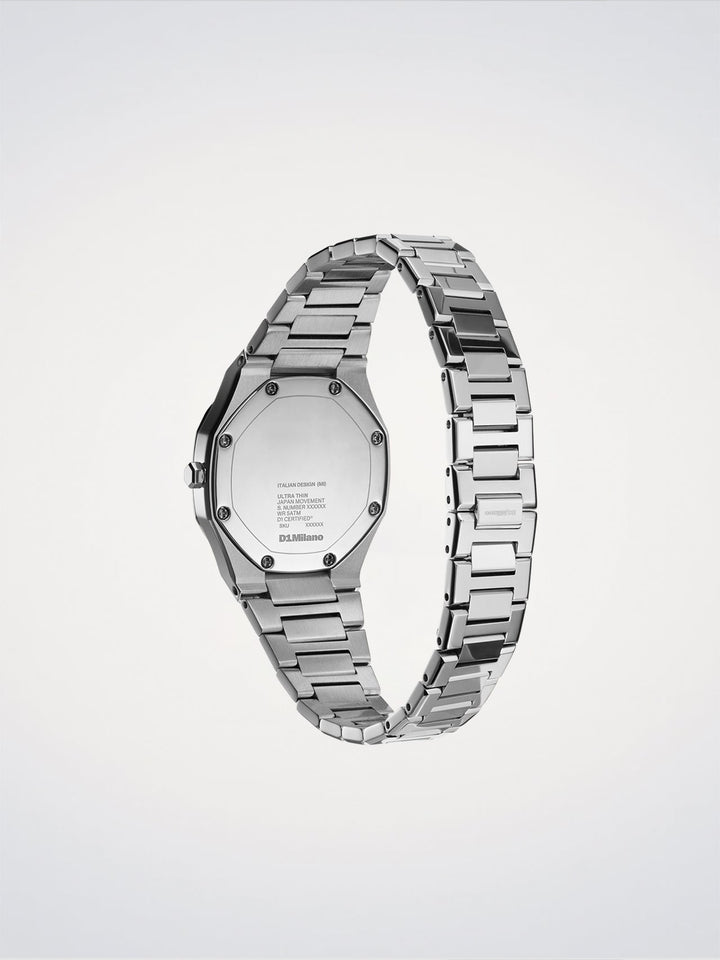 D1 Milano Silver Gleam Ultra Thin Watch 30 mm D1-UTBL39