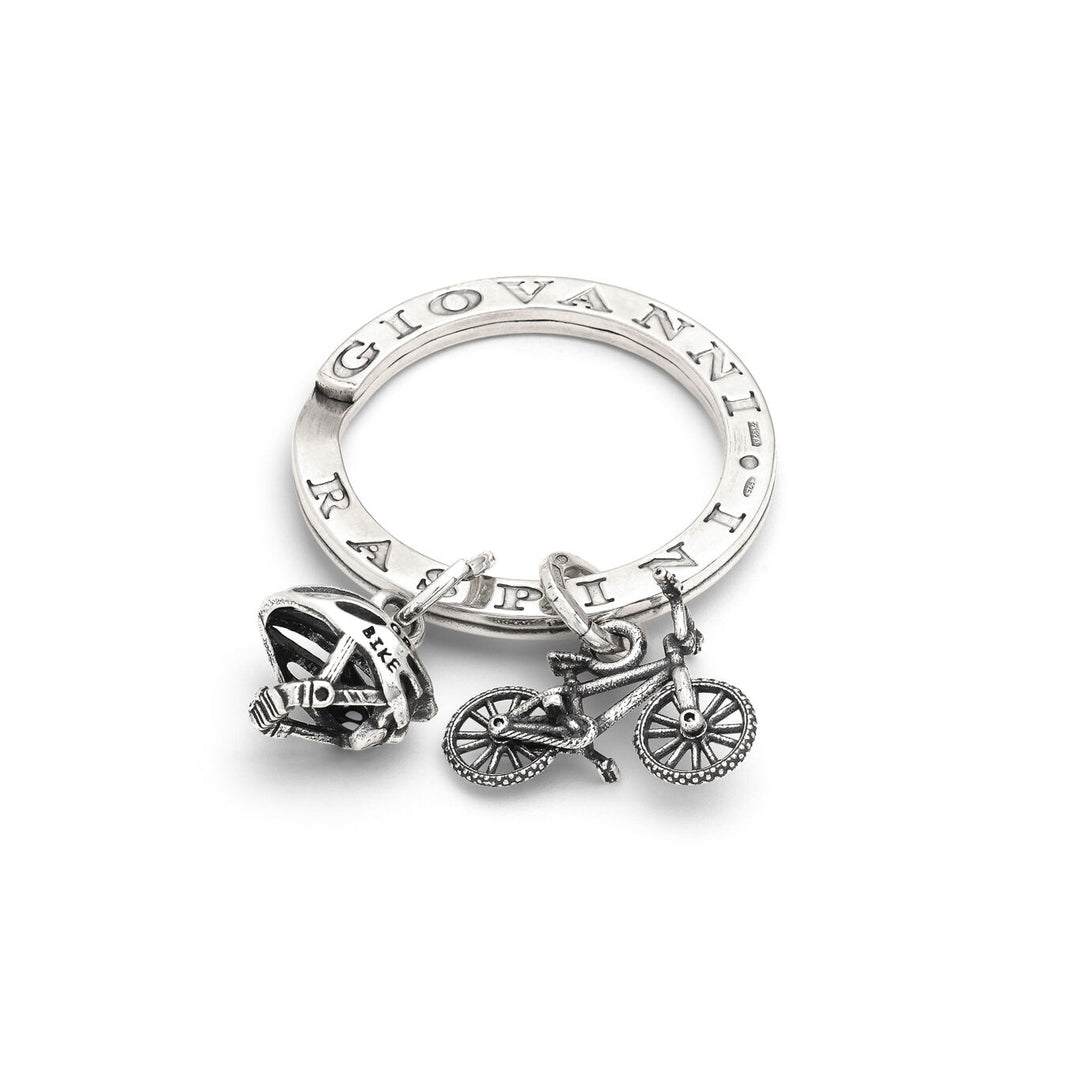 Giovanni Raspini cycling key ring Key ring in 925 Silver X01416