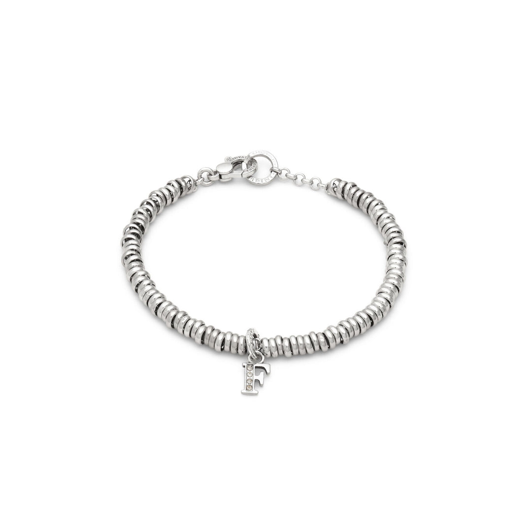Giovanni Raspini bracelet letter f crystal Bracelet in 925 silver and zircons X01463