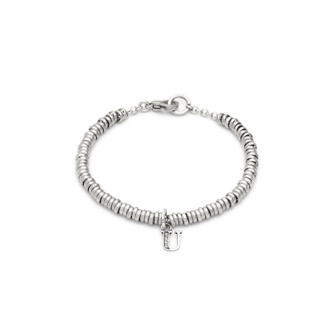Giovanni Raspini bracelet letter u crystal Bracelet in 925 silver and zircons X01448