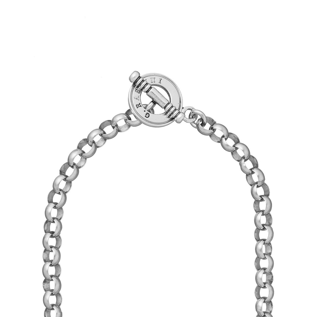 Giovanni Raspini T-Bar Silver Bow Necklace X01652