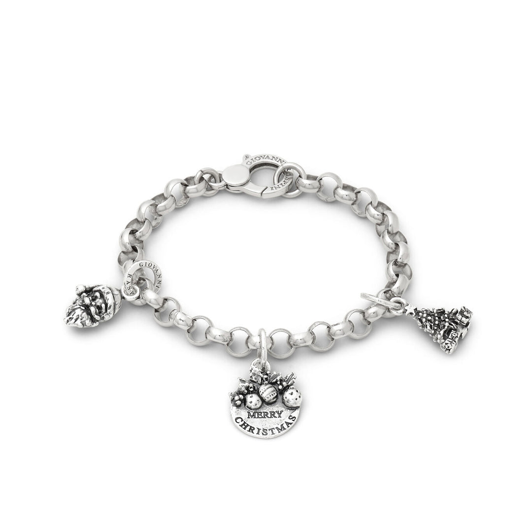 Giovanni Raspini Silver Christmas gifts bracelet X01688