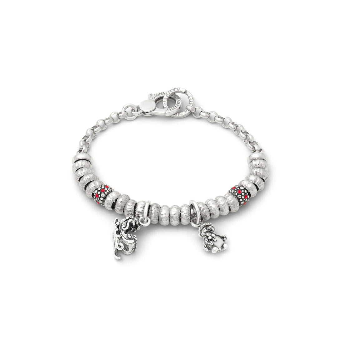 Giovanni Raspini Silver snowman bracelet X01690