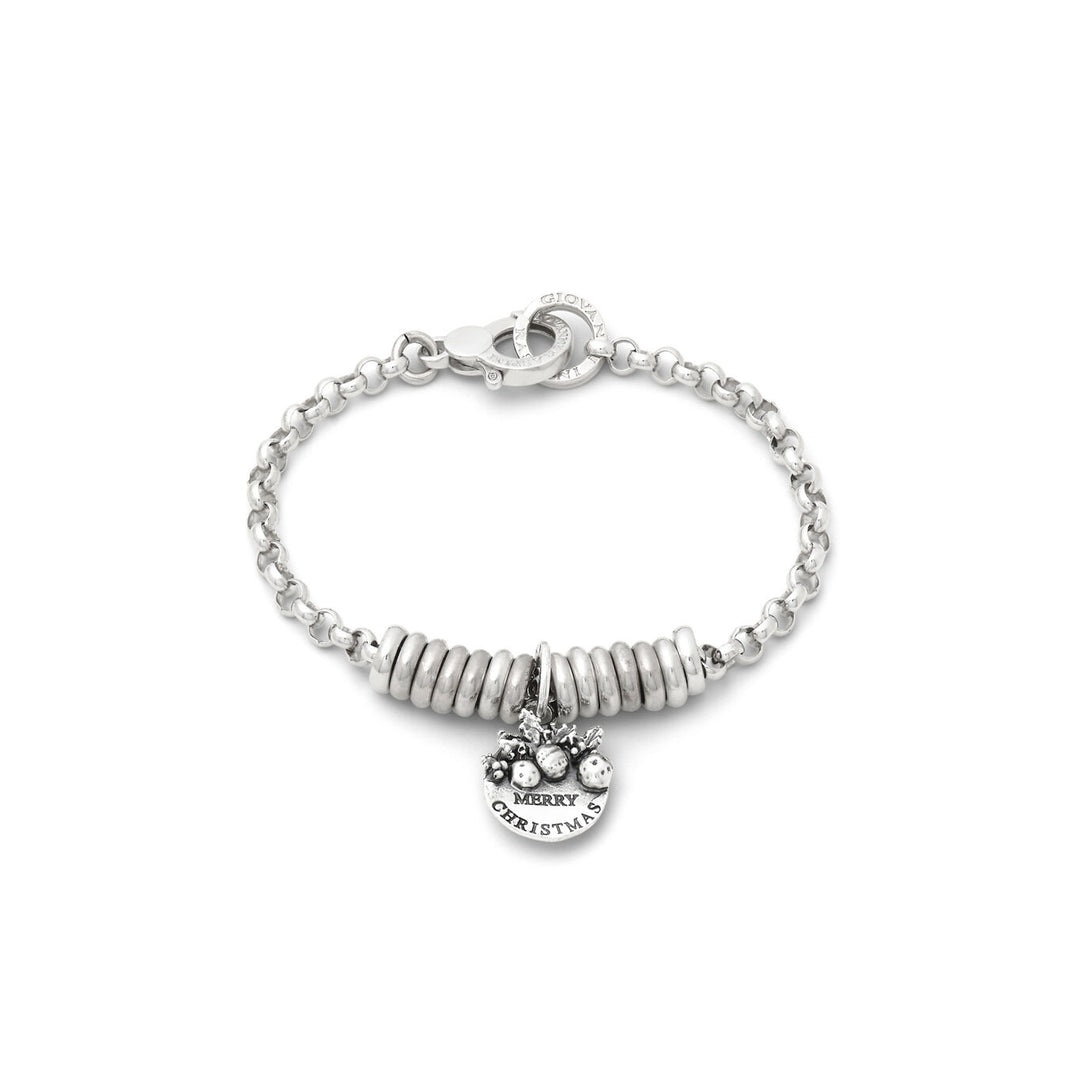 Giovanni Raspini Happy Christmas silver bracelet X01694