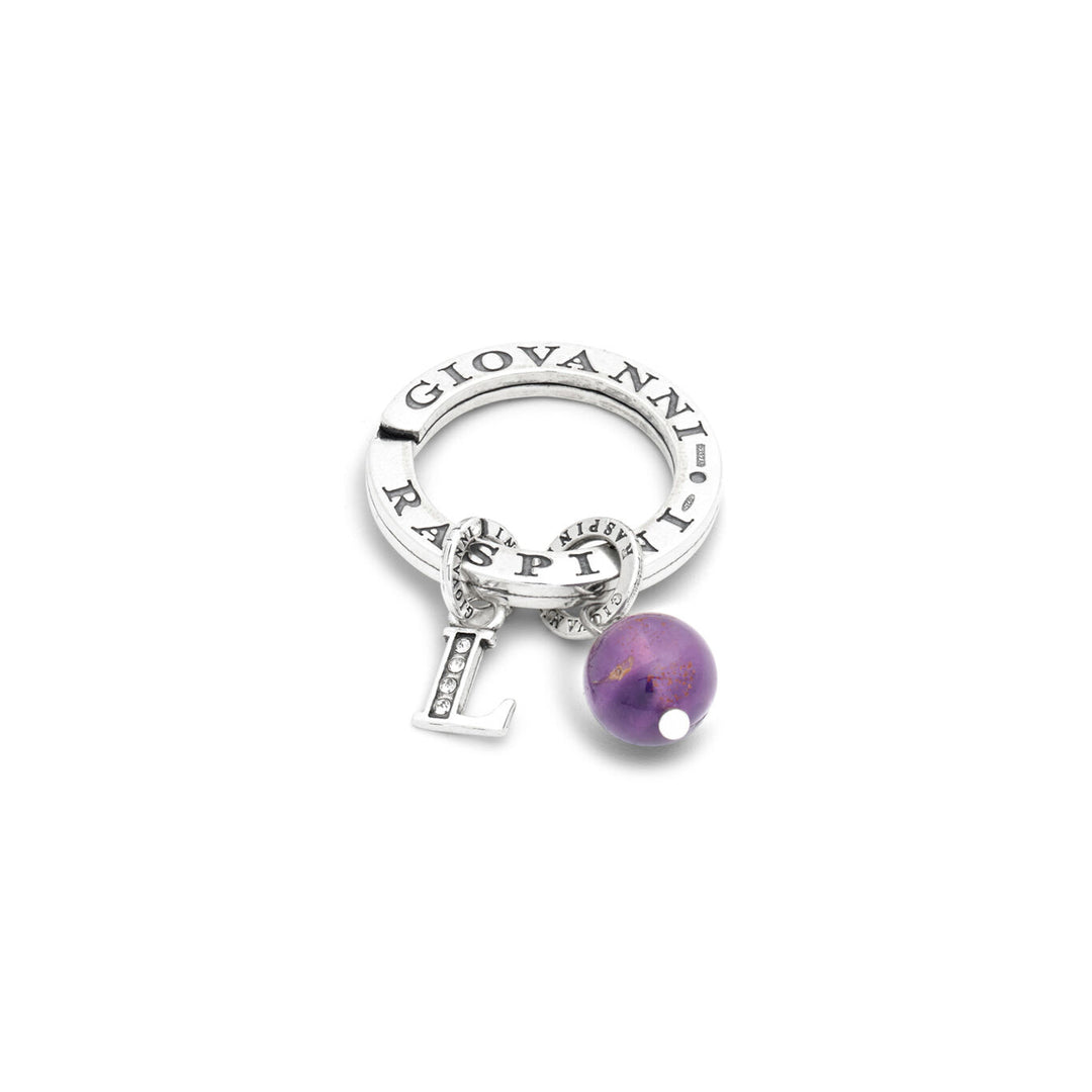 Giovanni Raspini Lucky Letter Key Ring 1699
