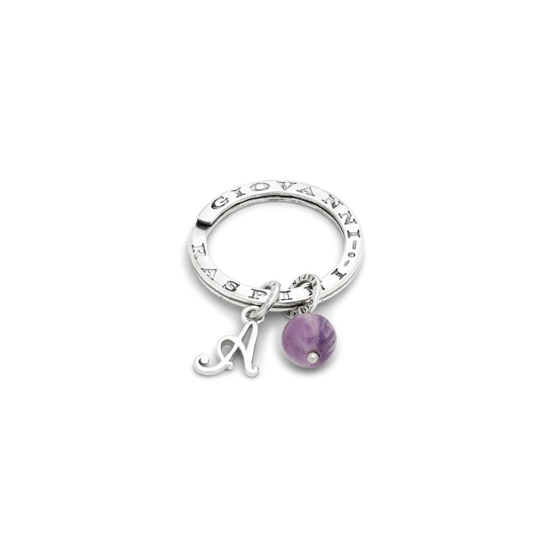 Giovanni Raspini Keychain Luce Viola silver X01700