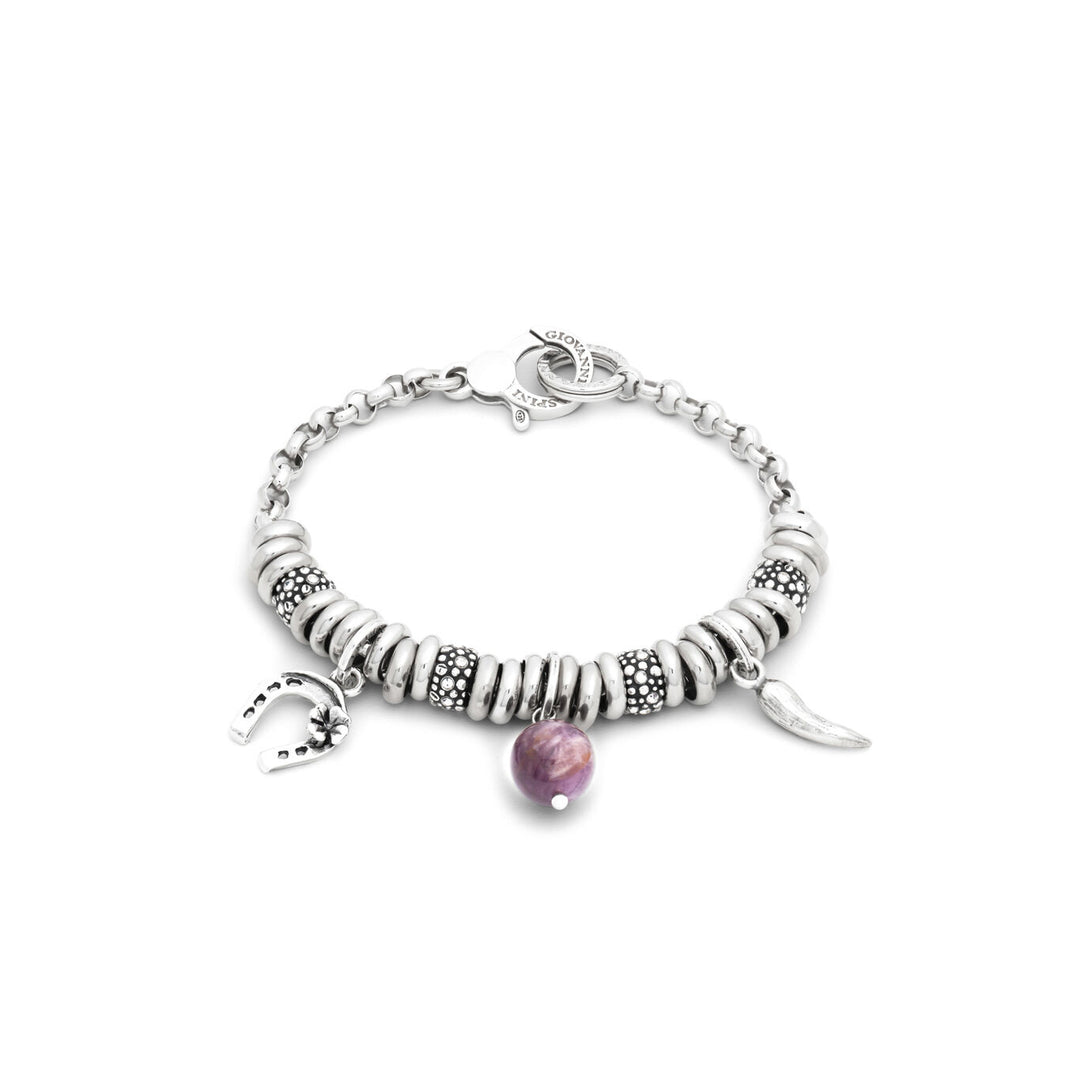 Giovanni Raspini Essence of Fortuna silver bracelet X01711