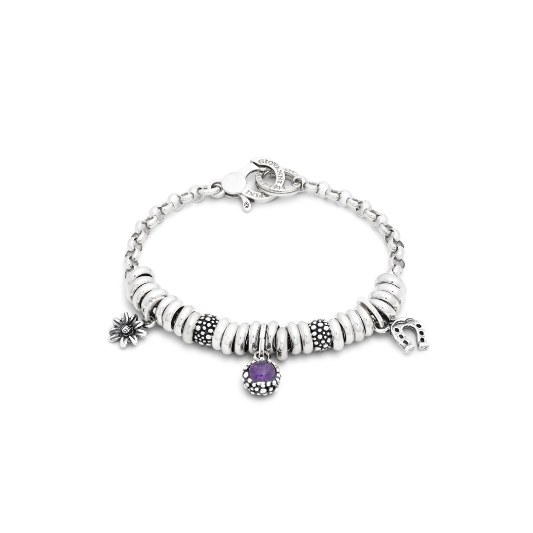 Giovanni Raspini Fortuna Fiorita silver bracelet X01713