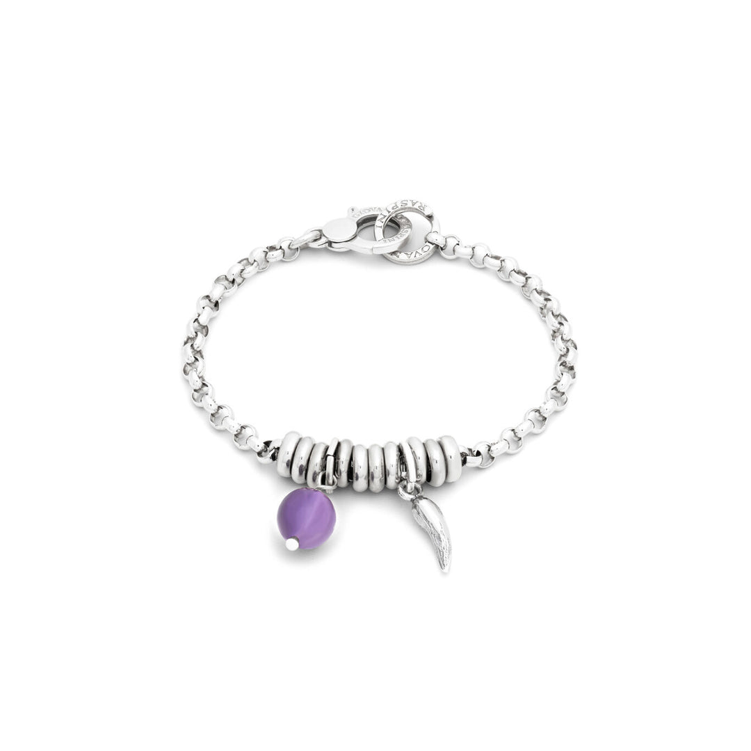 Giovanni Raspini Fortuna Purple Bracelet silver X01717