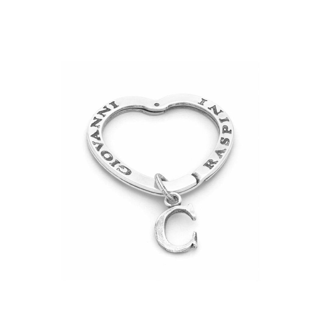 Giovanni Raspini Silver letter C key ring X01748