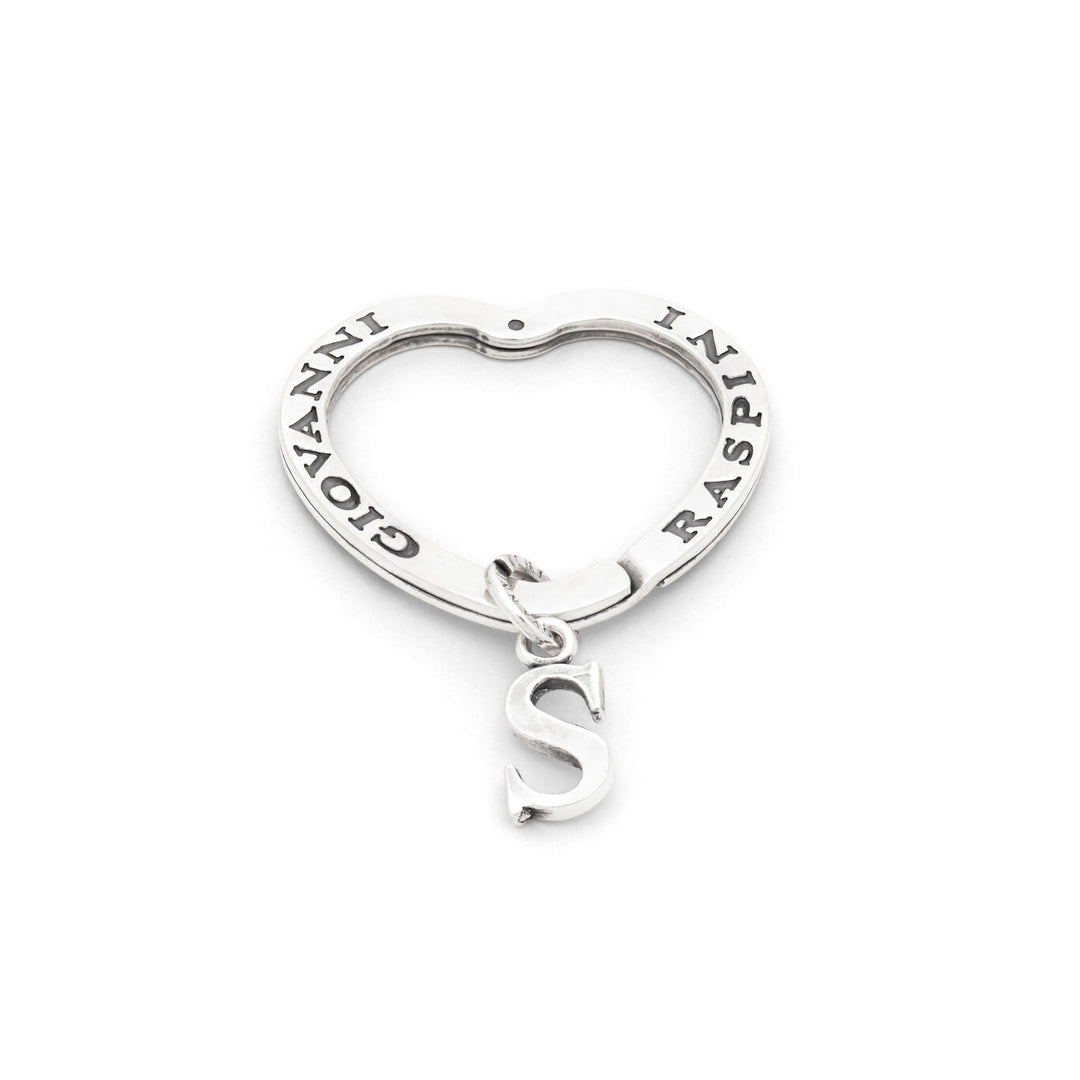 Giovanni Raspini Silver letter S key ring X01749