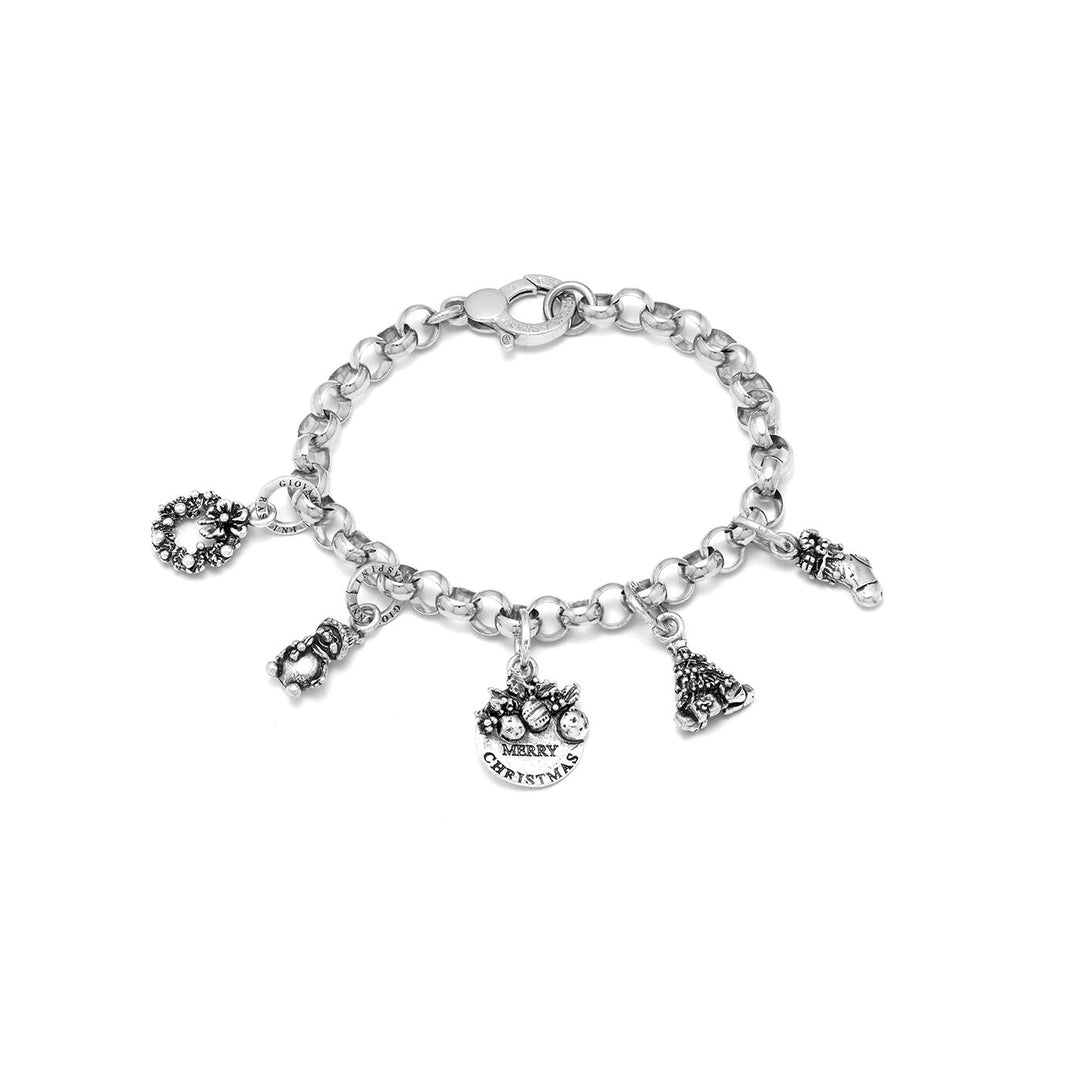 Giovanni Raspini Merry Christmas silver bracelet X01811