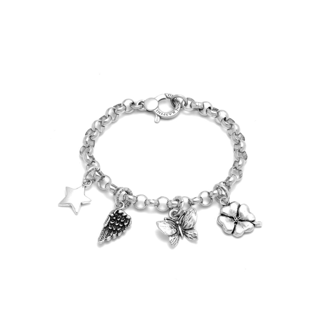 Giovanni Raspini Silver Lucky Charm Bracelet X01814
