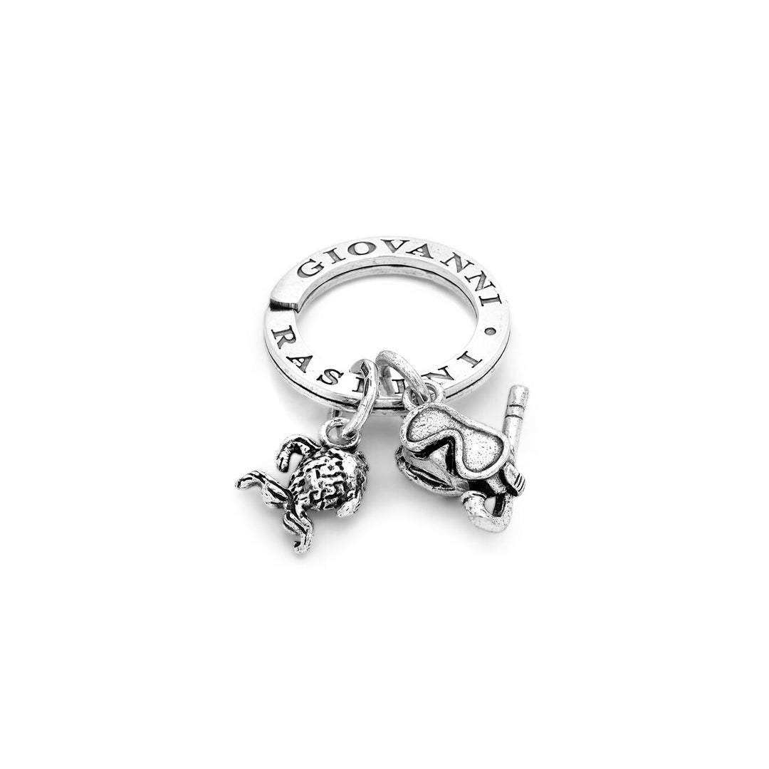 Giovanni Raspini Keyring At the bottom of the sea silver X01819