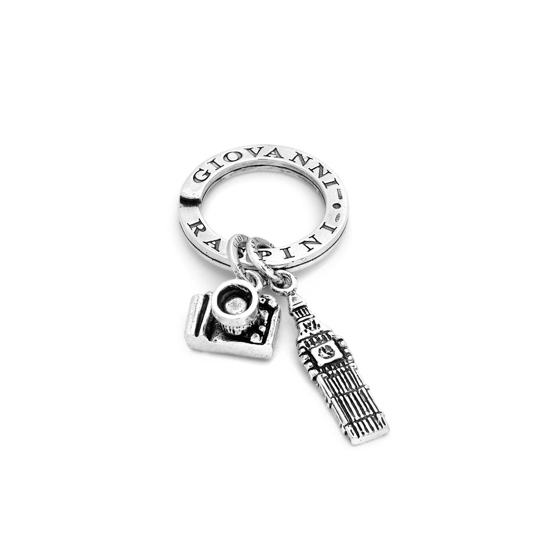 Giovanni Raspini London silver key ring X01822