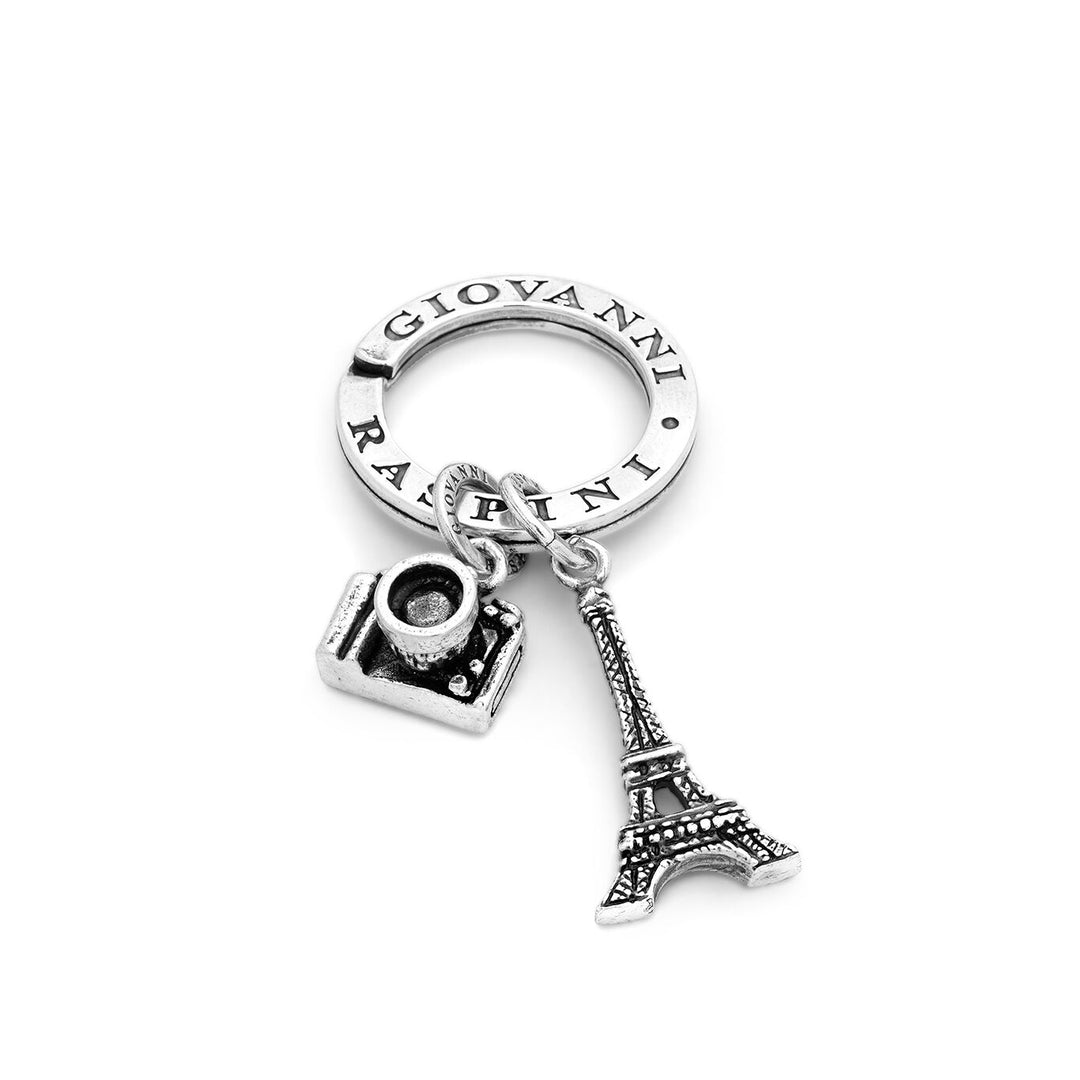Giovanni Raspini Paris silver key ring X01823