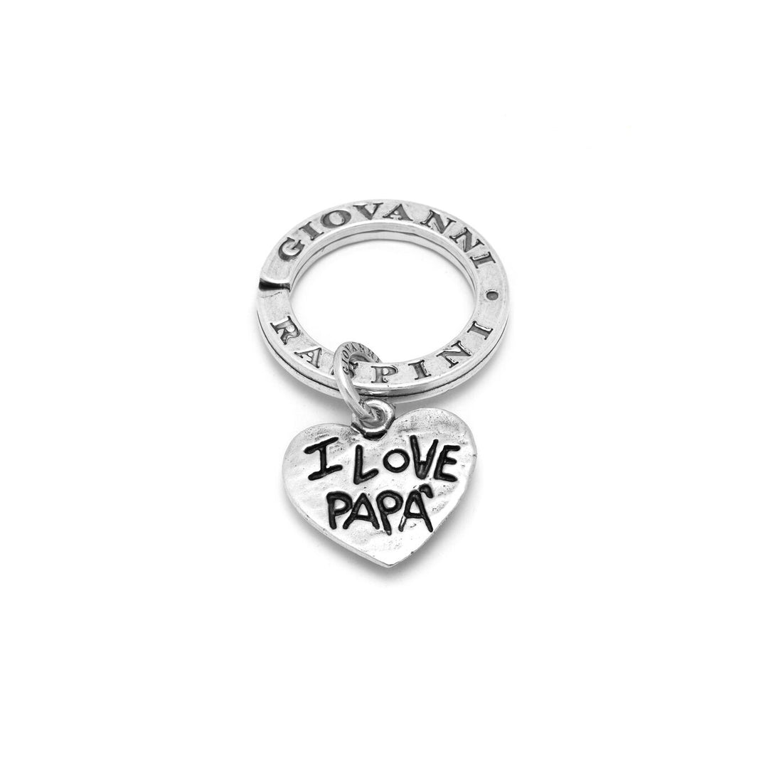 Giovanni Raspini Key ring I Love Dad silver X01838