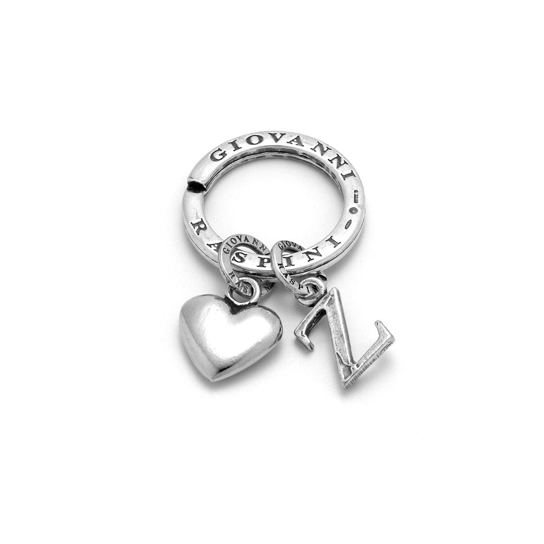 Giovanni Raspini Heart and Letter Z Keyring 1851