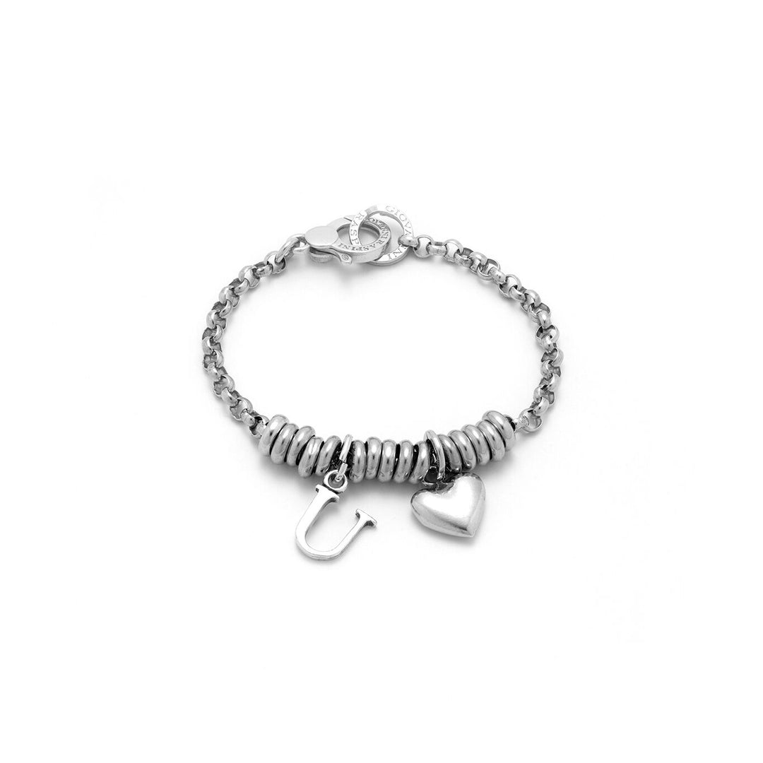 Giovanni Raspini Heart and Letter U Bracelet 1878