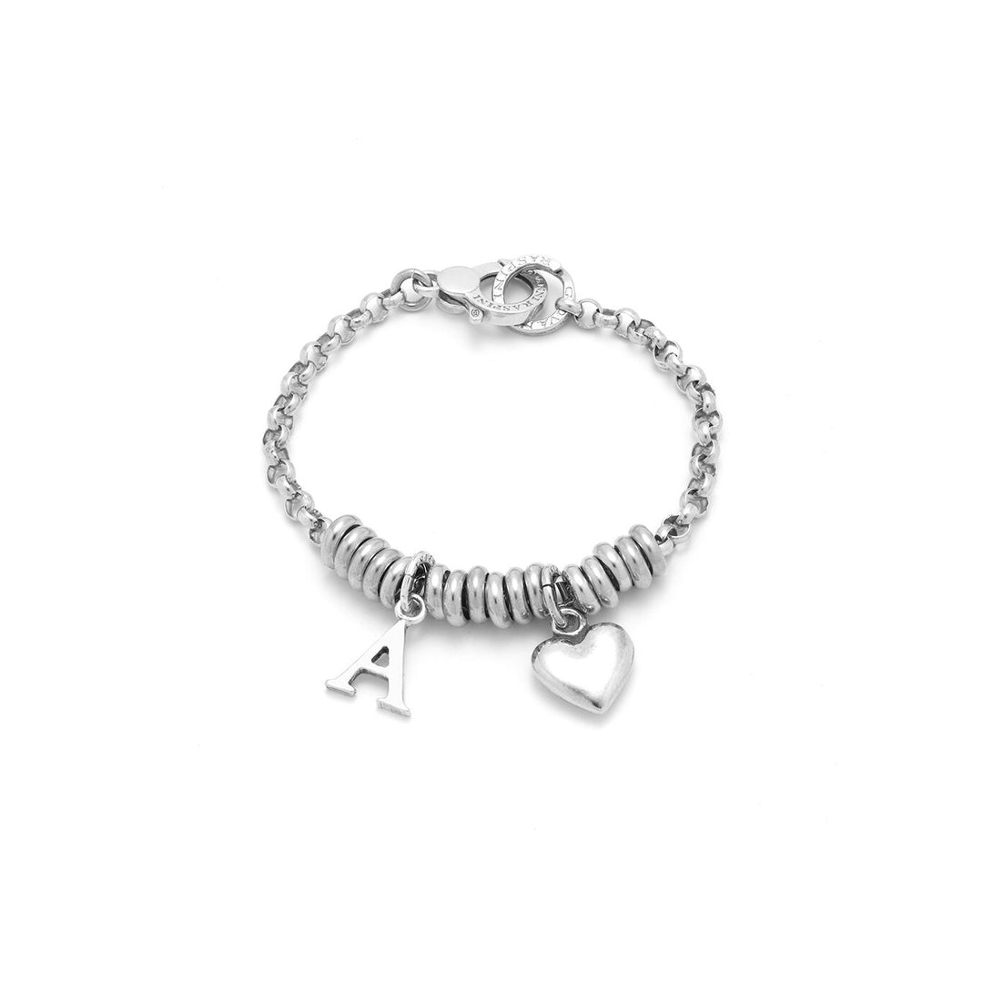Giovanni Raspini Heart and Letter A Bracelet 1897