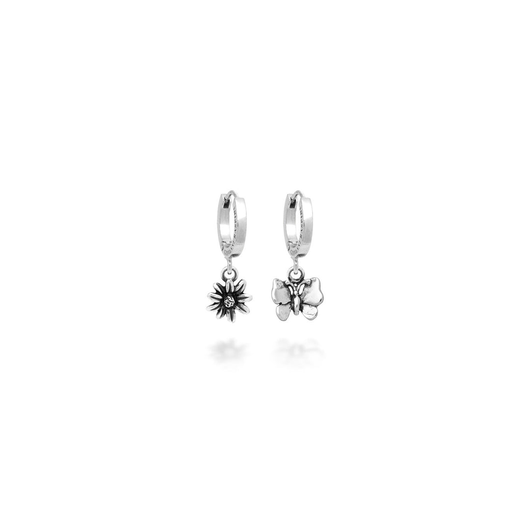 Giovanni Raspini Spring Huggie Earrings silver X01914