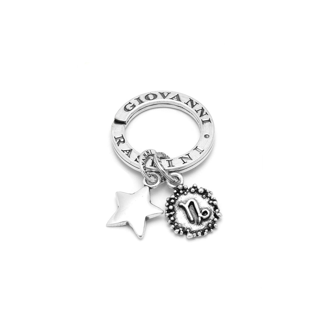 Giovanni Raspini Capricorn key ring silver X01926